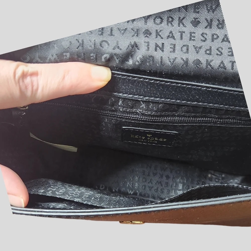 Kate Spade Adelaide Grove Street Black Leather Crossbody Shoulder Bag